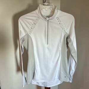 Layer 8 Women’s Quick dry 1/2 Zip Lightweight Pullover Athletic Jacket‎ size M